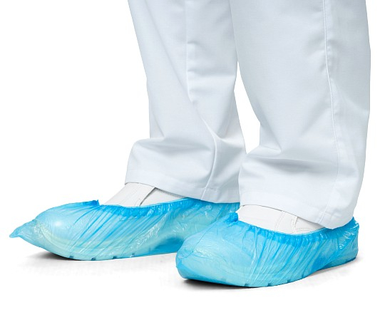 Бахіли медичні, н/с зі спанбонду, щільністю 40 г, низькі, на резинці №10 (5 пар)